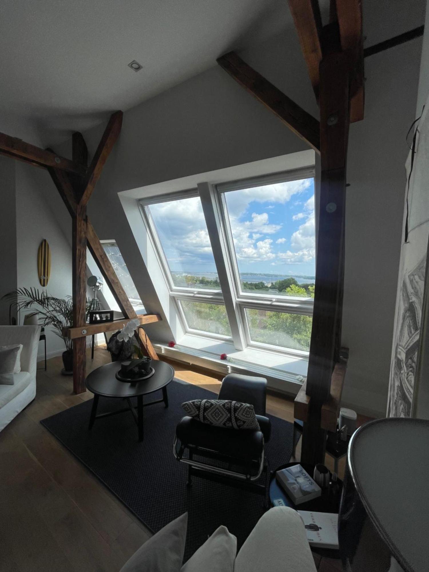 Апартаменти Luxus Penthouse Waterview Кіль Екстер'єр фото