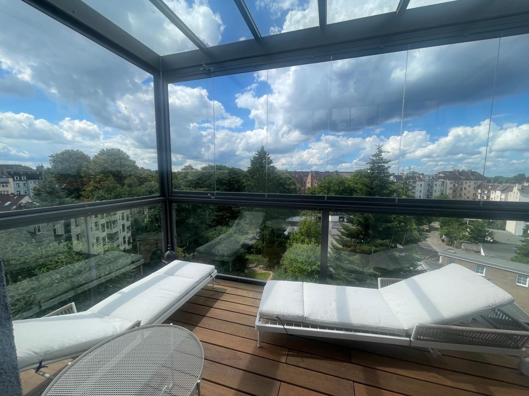 Апартаменти Luxus Penthouse Waterview Кіль Екстер'єр фото